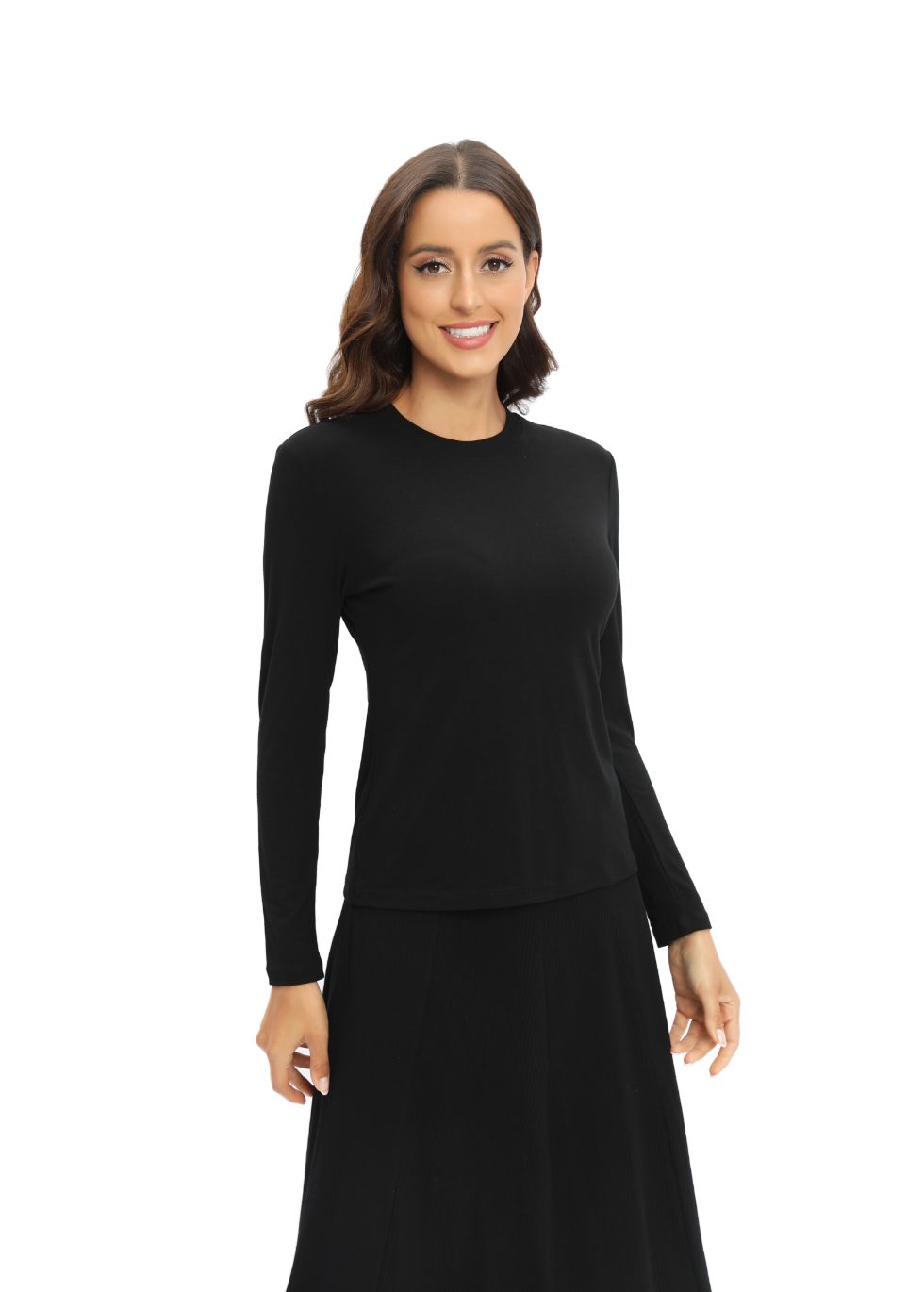 Laloupevintage Black Knit Top | Soft, Stylish & Versatile Essential