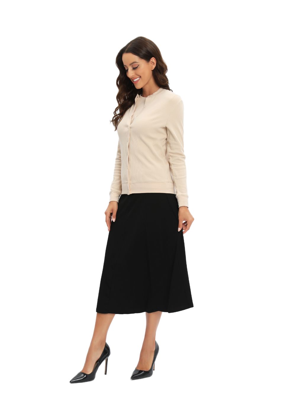 Laloupevintage Ribbed Knit Skirt | Comfortable & Chic Everyday Essential